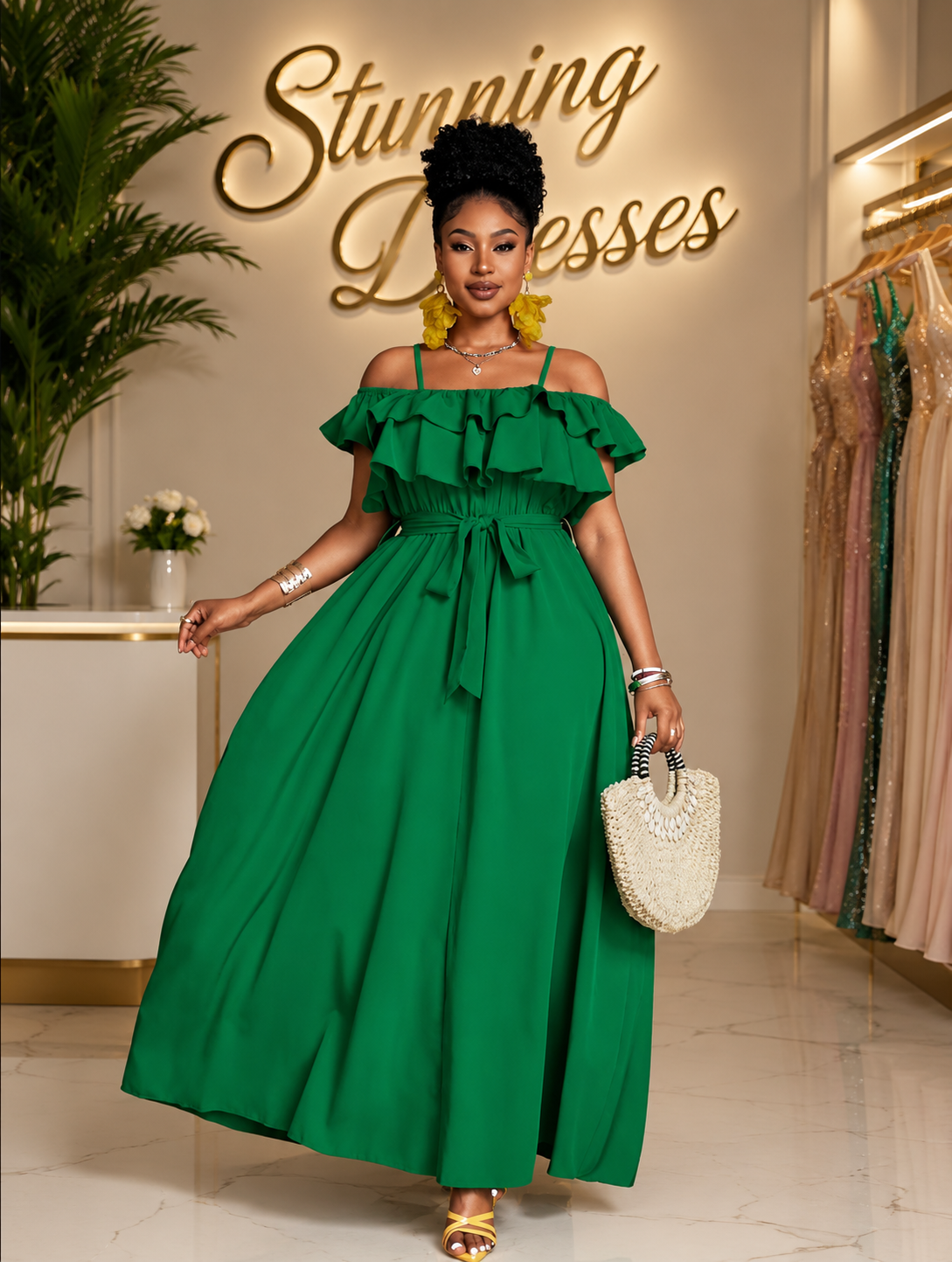 cold shoulder dresses for women Ruffle Maxi Dress 7 Colours have maxi dress from ASOS DESIGN shell embellished SIZE:Custom Size / Made To Measurements scm-category-boots