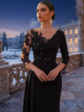 SDE3262 Luxury Bubble Diamond Jacquard Mermaid Skirt with Side Drape