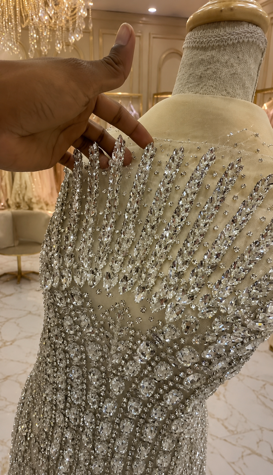 SDE3241 – Crystal Radiance Evening Gown