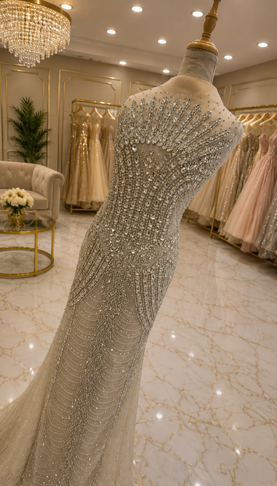SDE3241 – Crystal Radiance Evening Gown