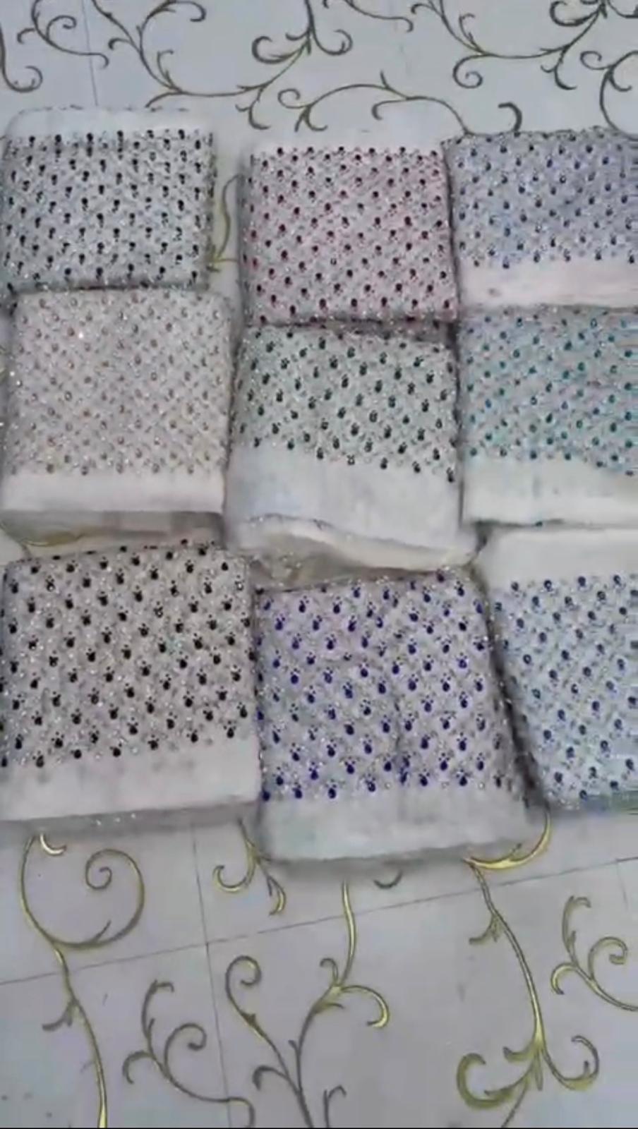 SDF0001 Crystal & Diamanté Embellished Mesh Fabric – Luxury Bridal & Evening Wear