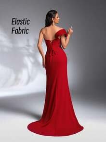 SD3191 Stretchy Heart Neckline Sequin Gown image 4