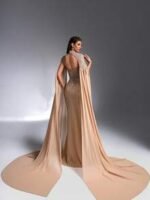 SD3269 Detachable 2-Piece Beaded Tube Top & Chiffon Gown - Image 7